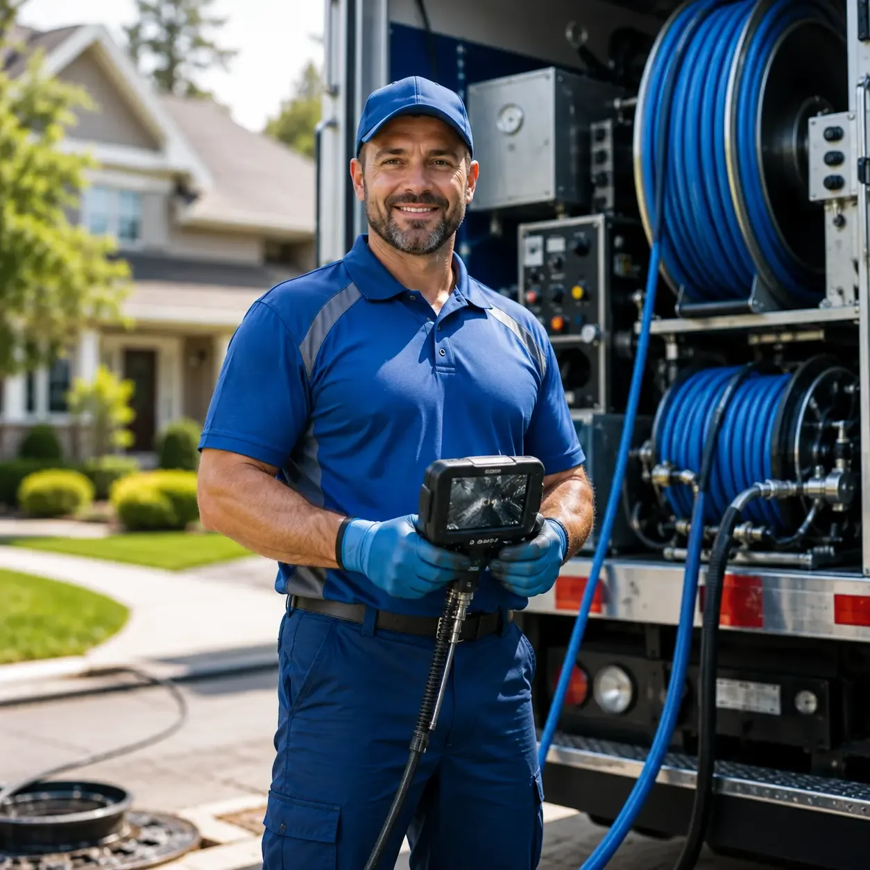 Local outdoor drain cleaning specialists in Huntsburg, OH